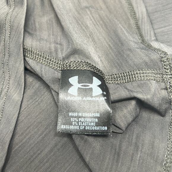 Under Armour Women's Gray Heat Gear Semi Fitted  Activewear Pullover Top Medium - Picture 9 of 14